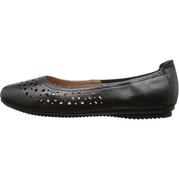 NIB Josef Seibel Pippa 29 Leather Flats Women's Size 38 Black Flexible US - Picture 2 of 3